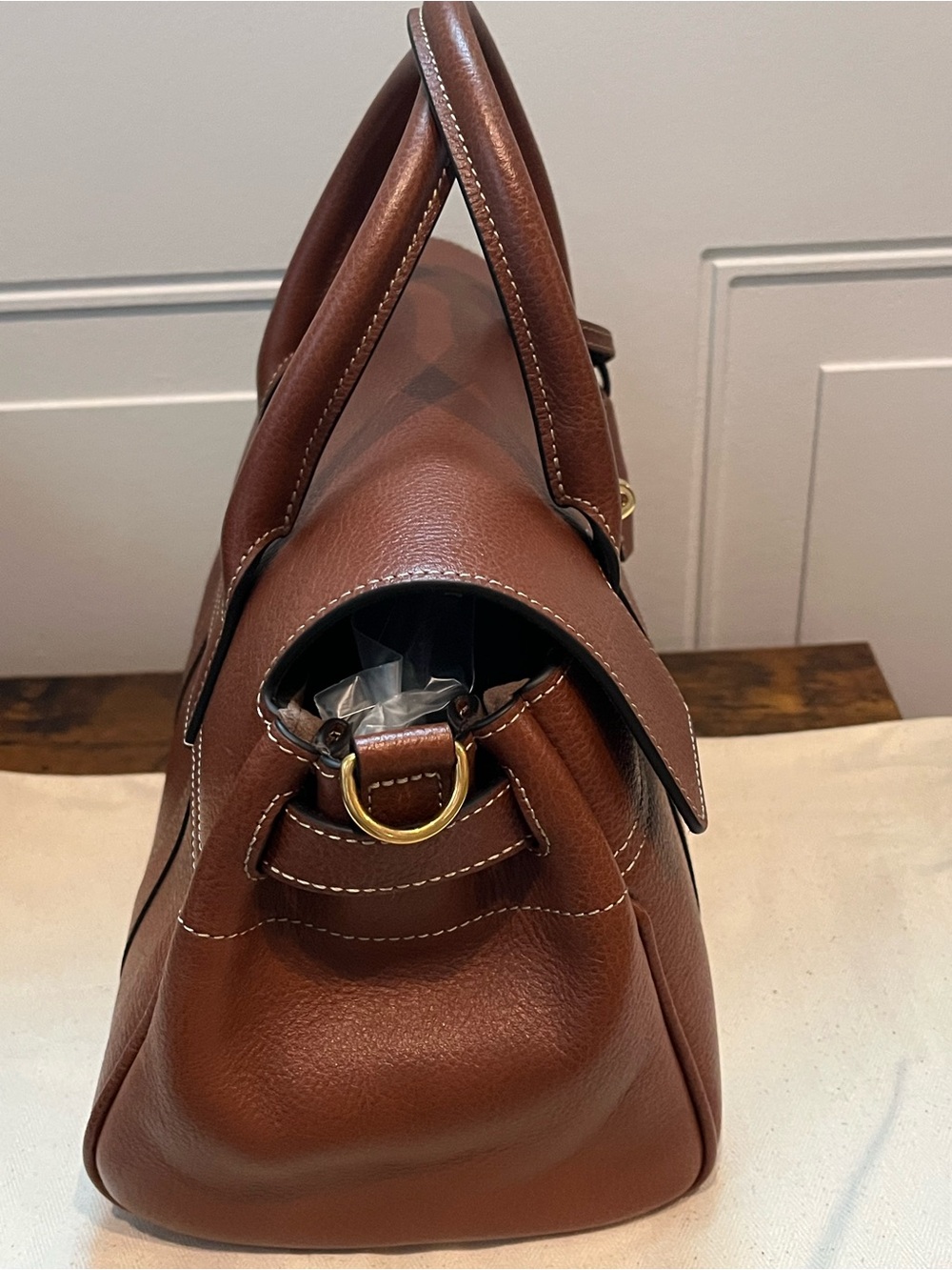 Mulberry Bayswater Satchel in NVT Oak - BNWT’s! - Picture 3 of 9